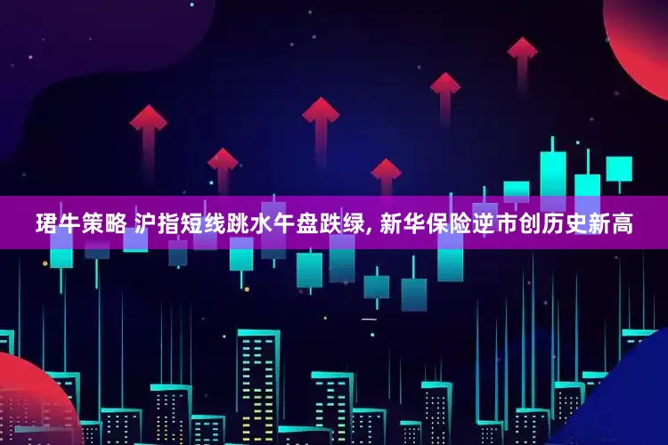珺牛策略 沪指短线跳水午盘跌绿, 新华保险逆市创历史新高