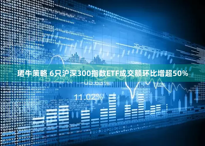 珺牛策略 6只沪深300指数ETF成交额环比增超50%